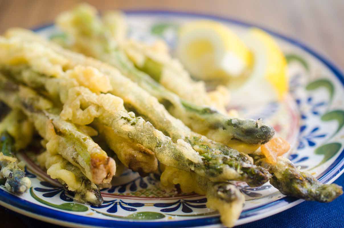 Asparagus Fries are lightly battered, fried until golden and dipped in a creamy caper aioli. They are every bit as addicting as they sound.