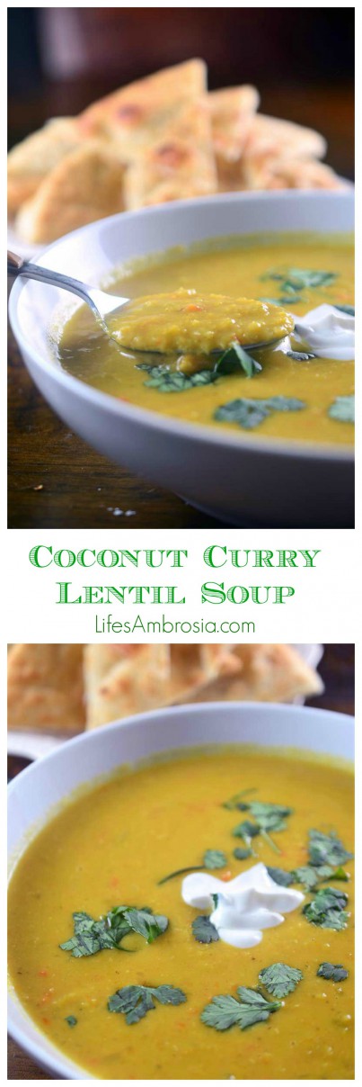 Coconut Curry Lentil Soup