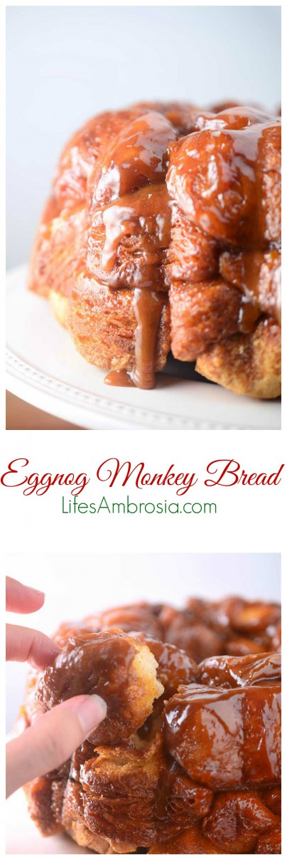 Eggnog Monkey Bread