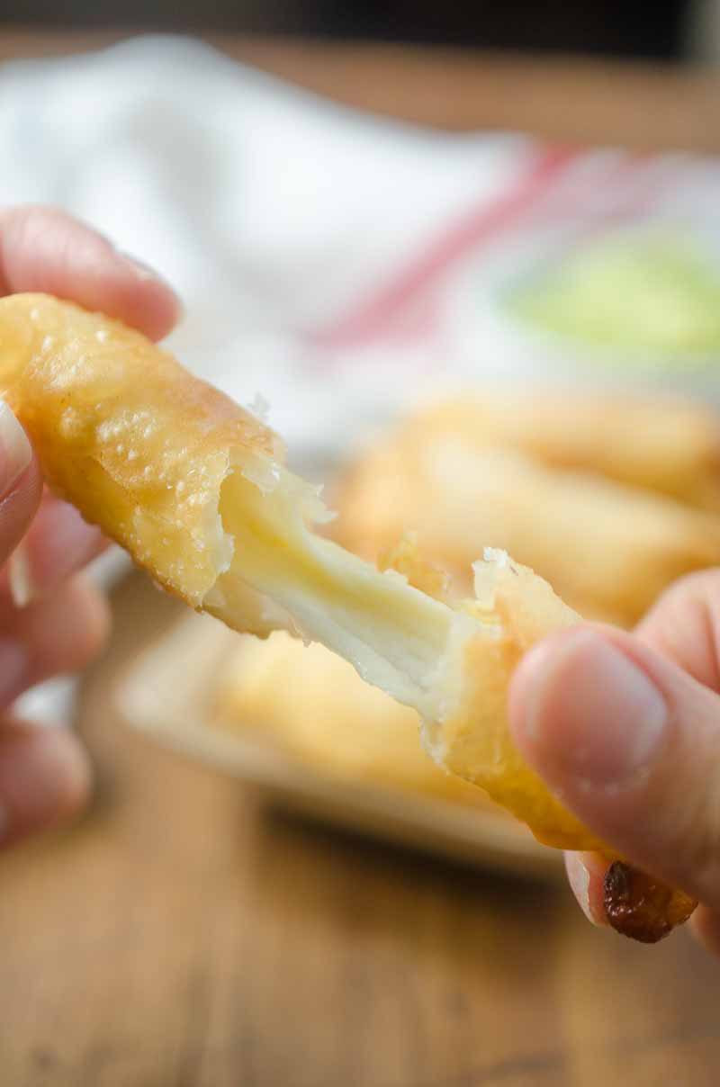 Fried Pepper Jack Cheese Sticks are a must for any game day! Spicy pepper jack cheese, wrapped in a wonton wrapper and fried until melted and golden. 