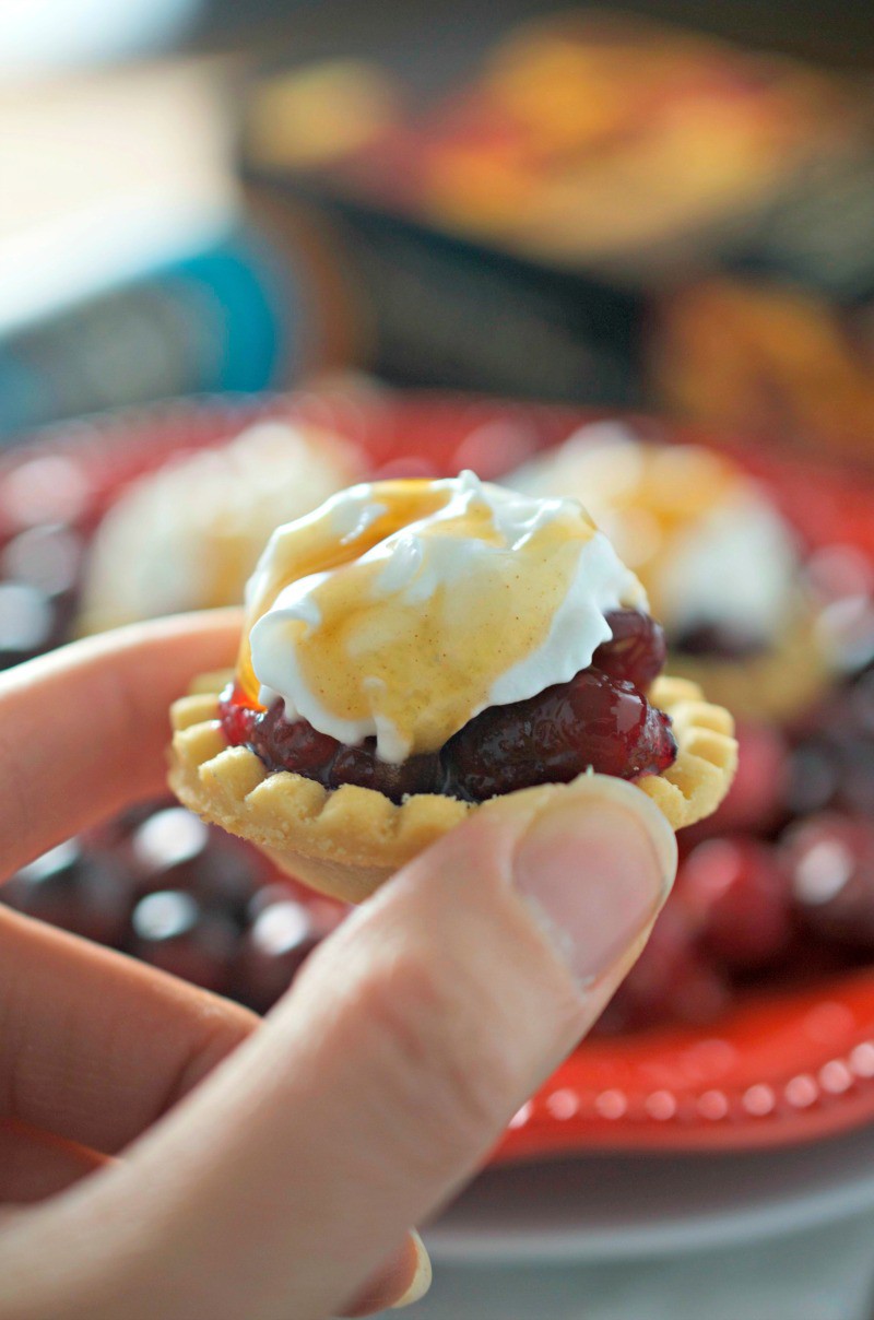 #ad Bite size and perfect for parties, these Honey Cranberry Tartlets should make an appearance at all of your holiday get togethers.