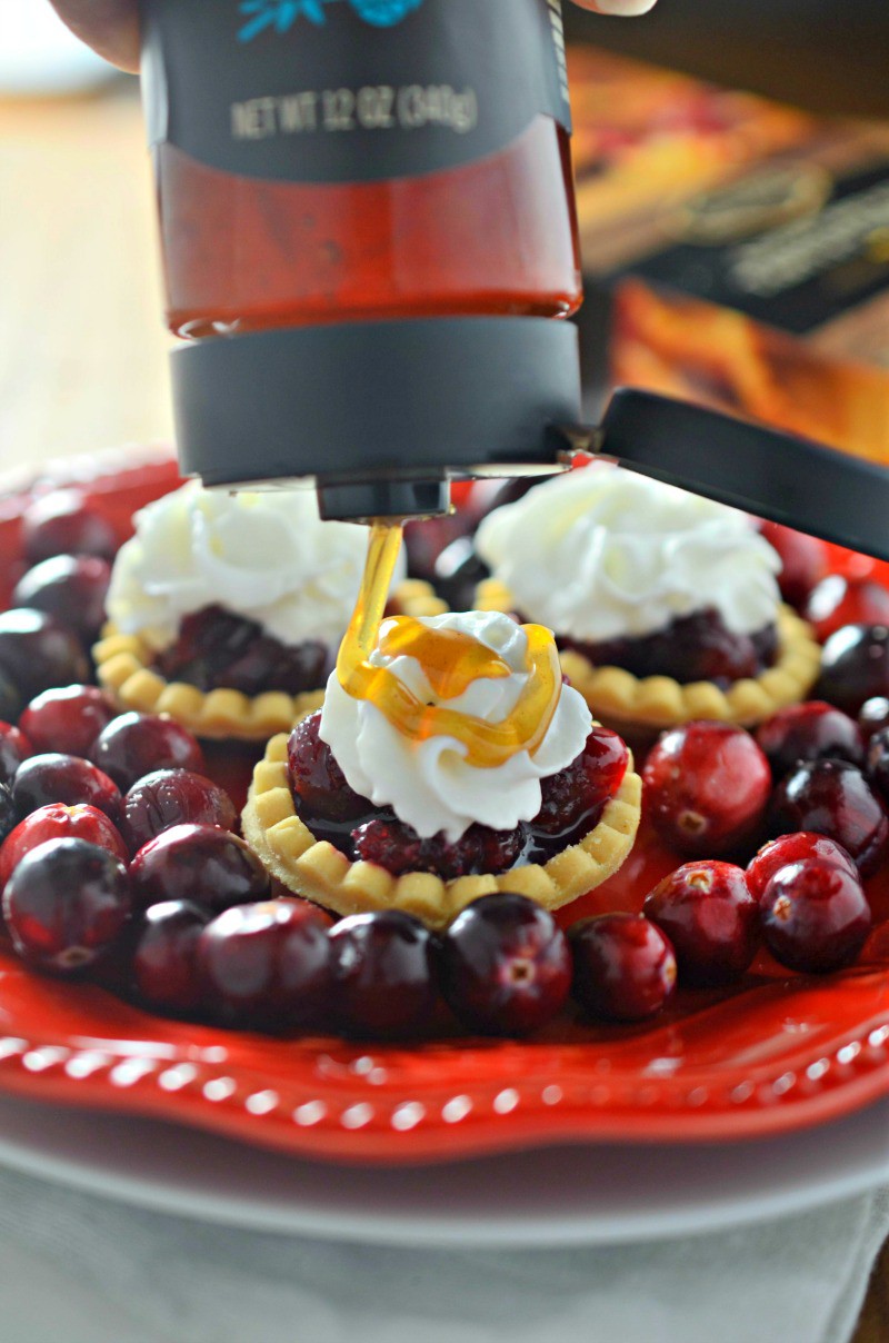 #ad Bite size and perfect for parties, these Honey Cranberry Tartlets should make an appearance at all of your holiday get togethers.