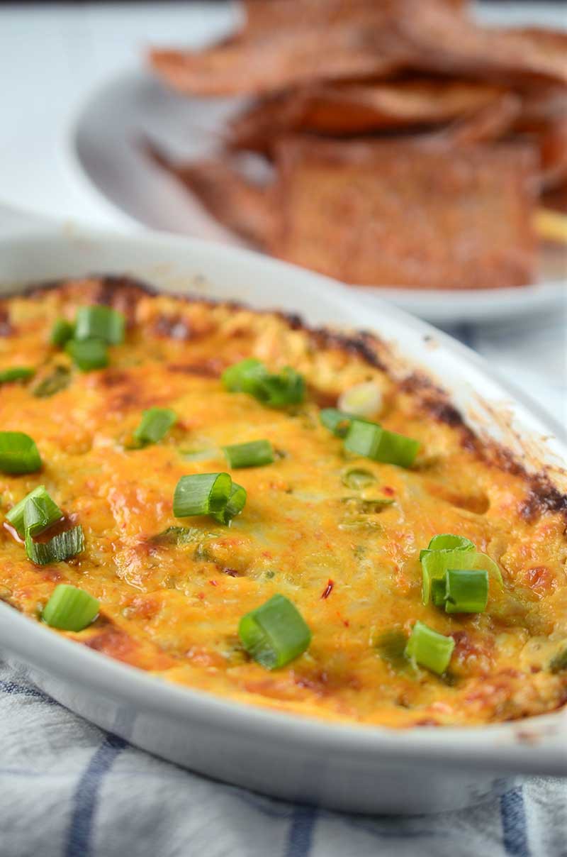 Hot Cheesy Scallion Dip 