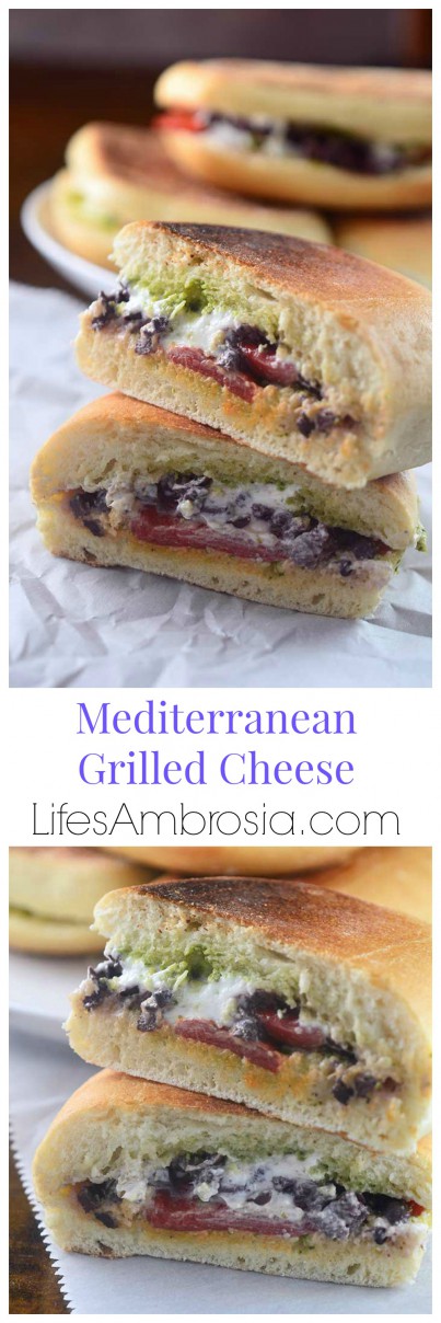 Mediterranean Grilled Cheese