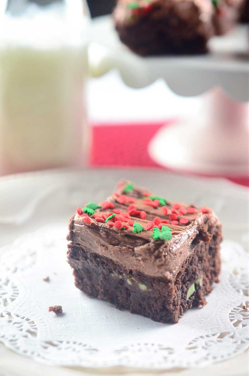 Mint Truffle Brownies