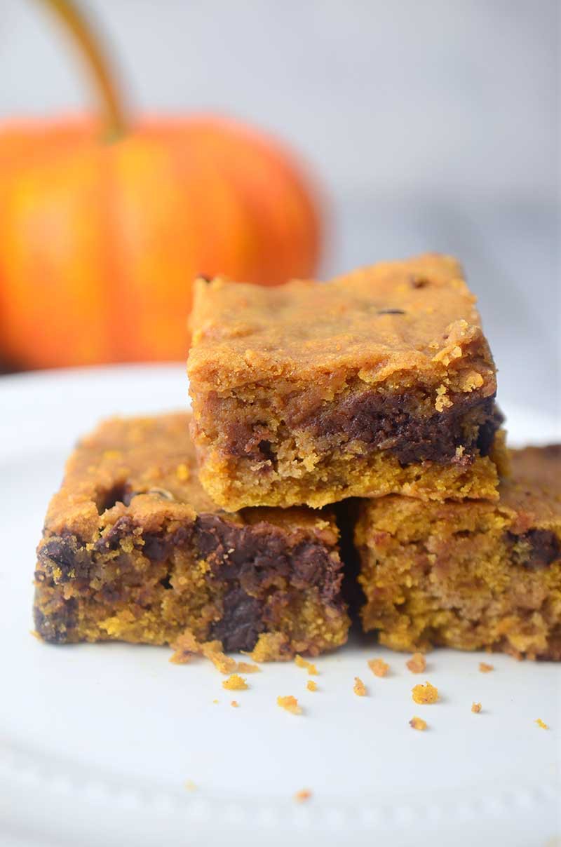 Pumpkin Chocolate Chip Bars 