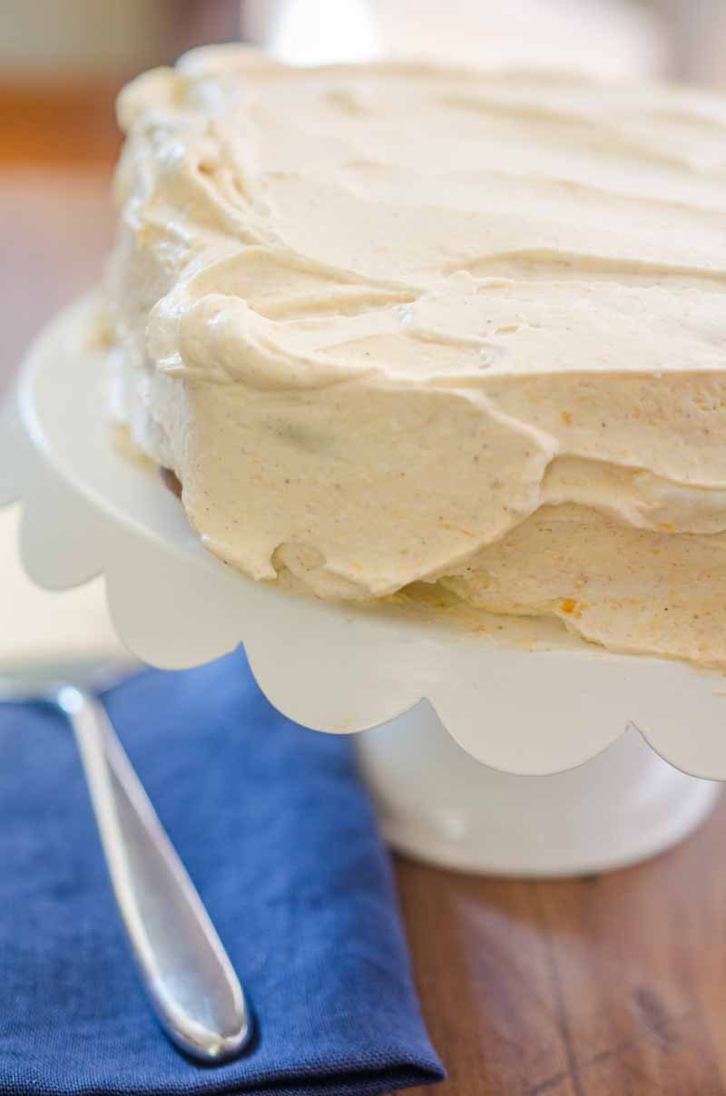 This Pumpkin Gingersnap Icebox Cake is a delectable no-bake cake with layers of gingersnaps and fluffy pumpkin whipped cream. It is simply bliss and a fabulous fall dessert!
