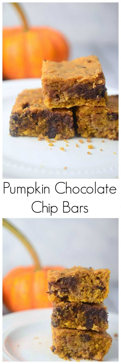 Pumpkin Chocolate Chip Bars 