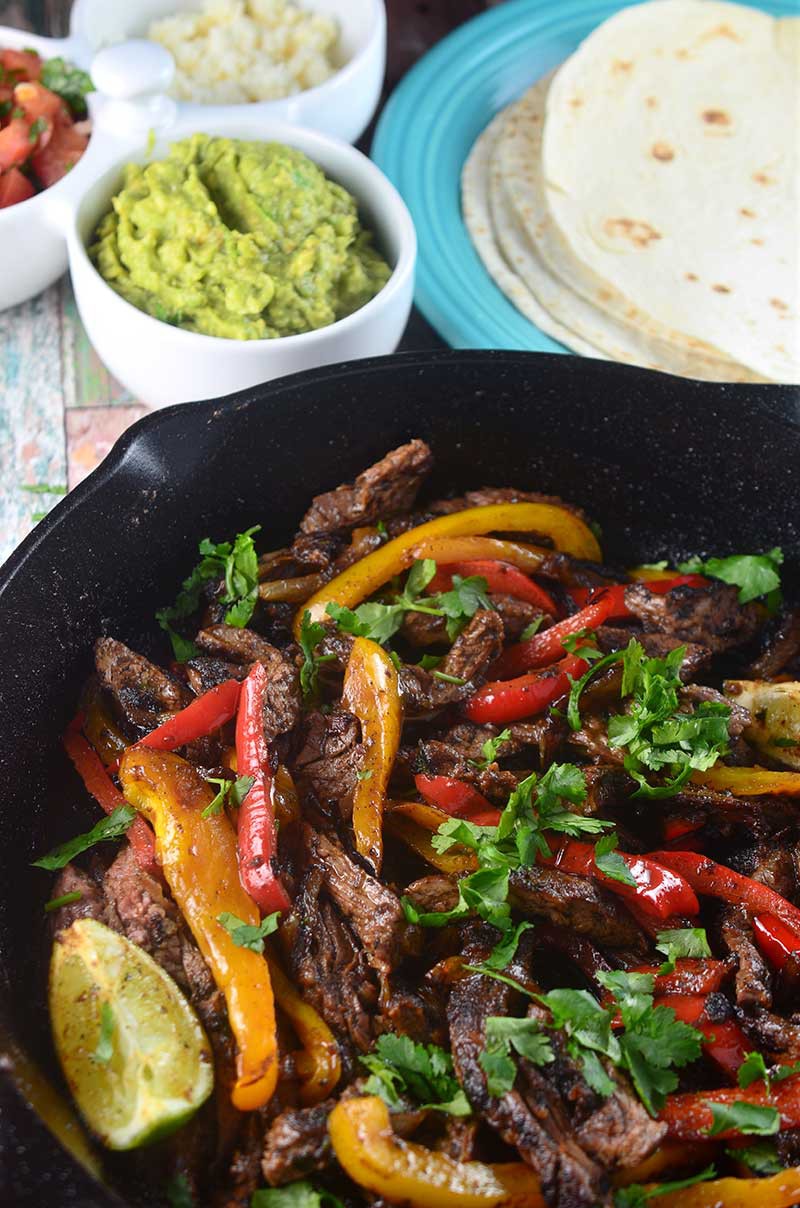 Skirt Steak Fajitas