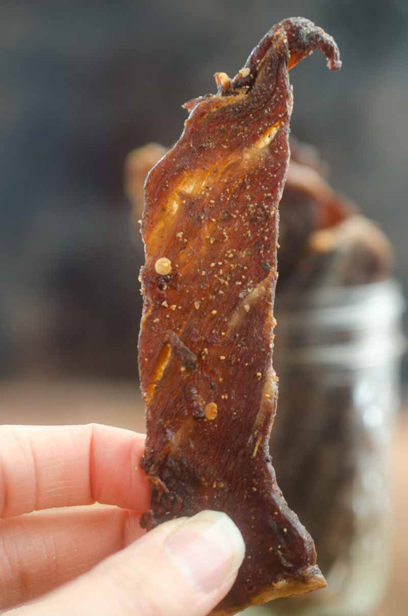 Spicy Beef Jerky is our new favorite snack! You can make it at home, without a dehydrator!