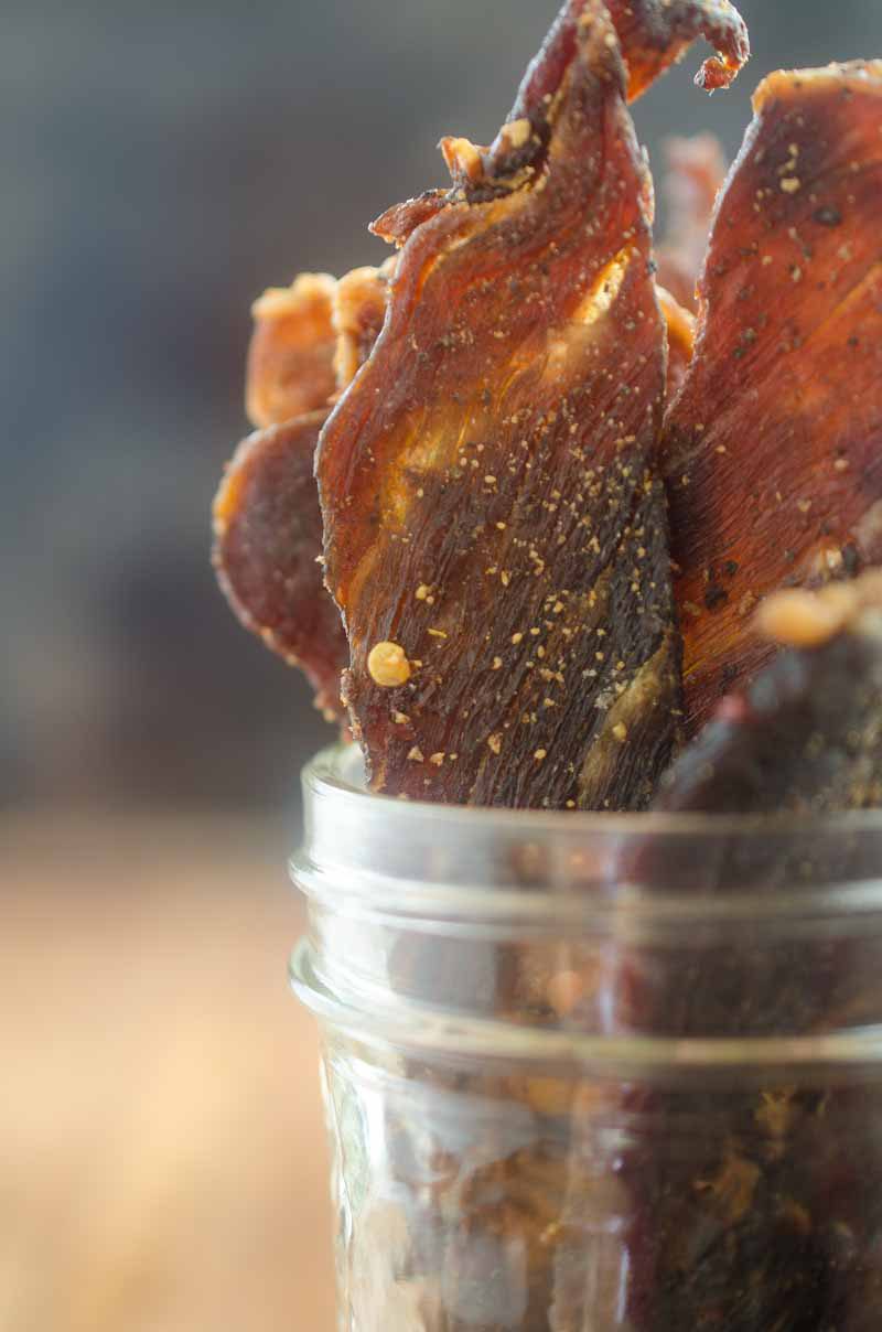 Spicy Beef Jerky is our new favorite snack! You can make it at home, without a dehydrator!