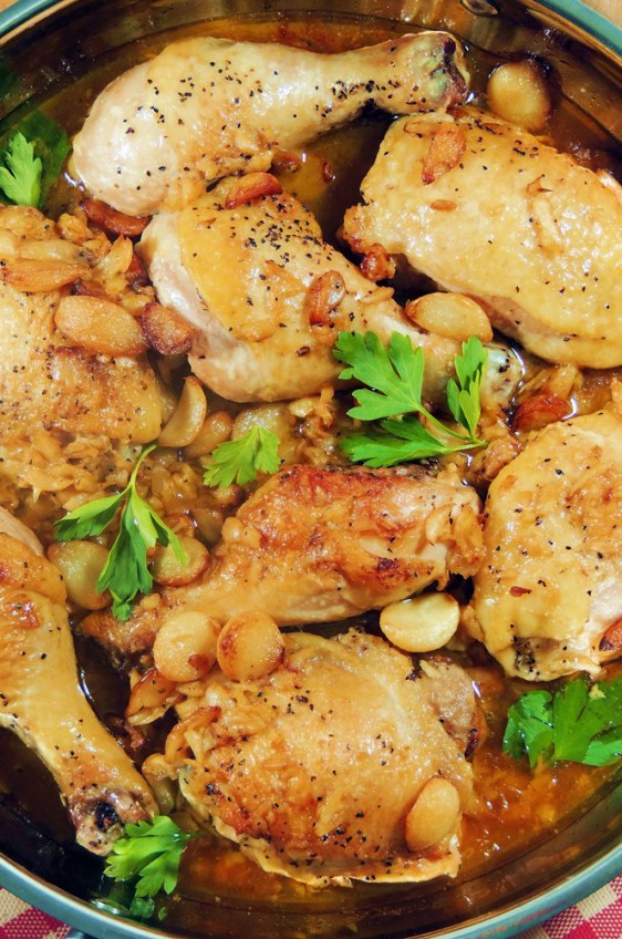 Chicken with 100 Cloves of garlic