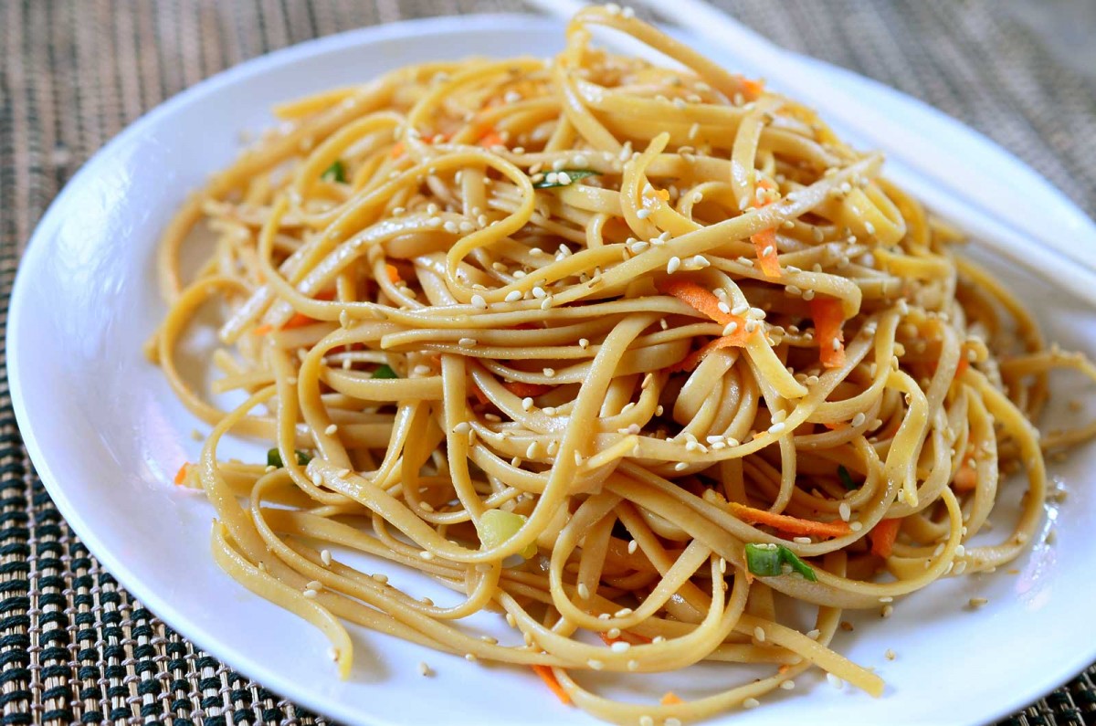 Cold Sesame Noodle Salad