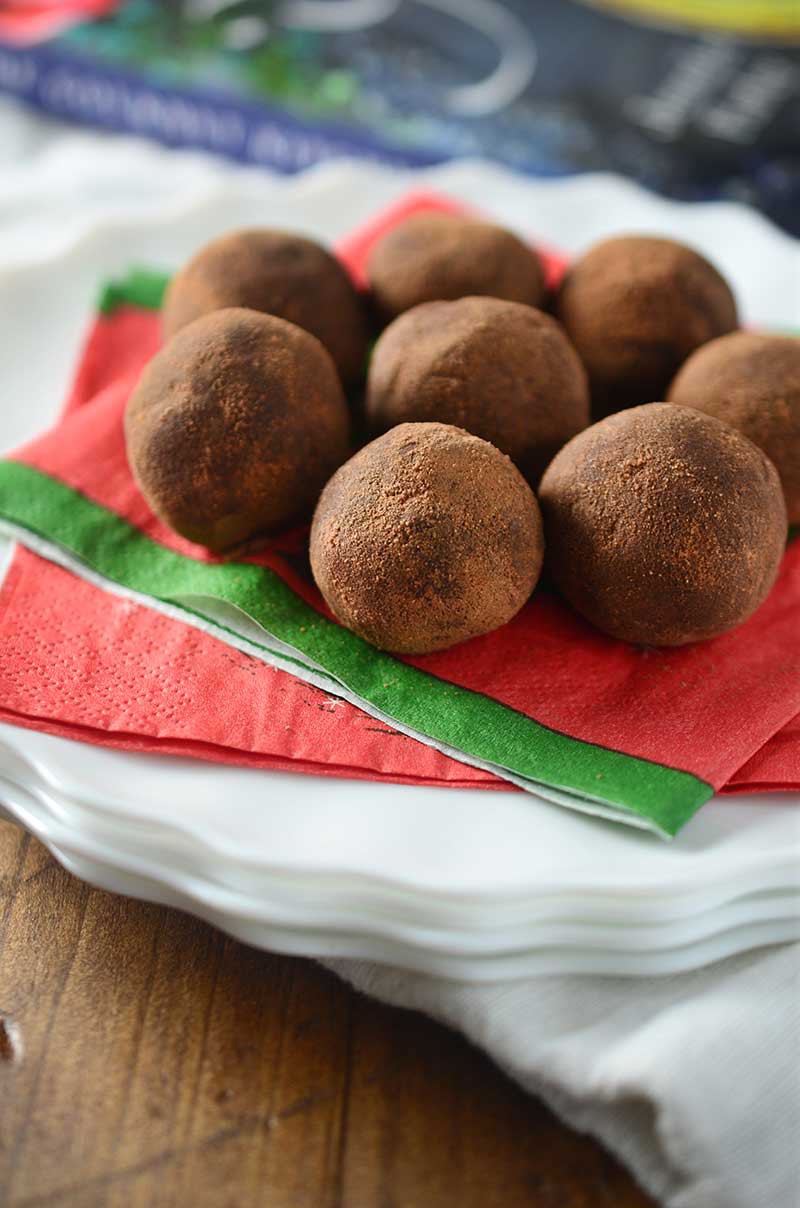 Chocolate Malt Truffles are dangerously easy to make, sinfully decadent and perfect for holiday candy plates!