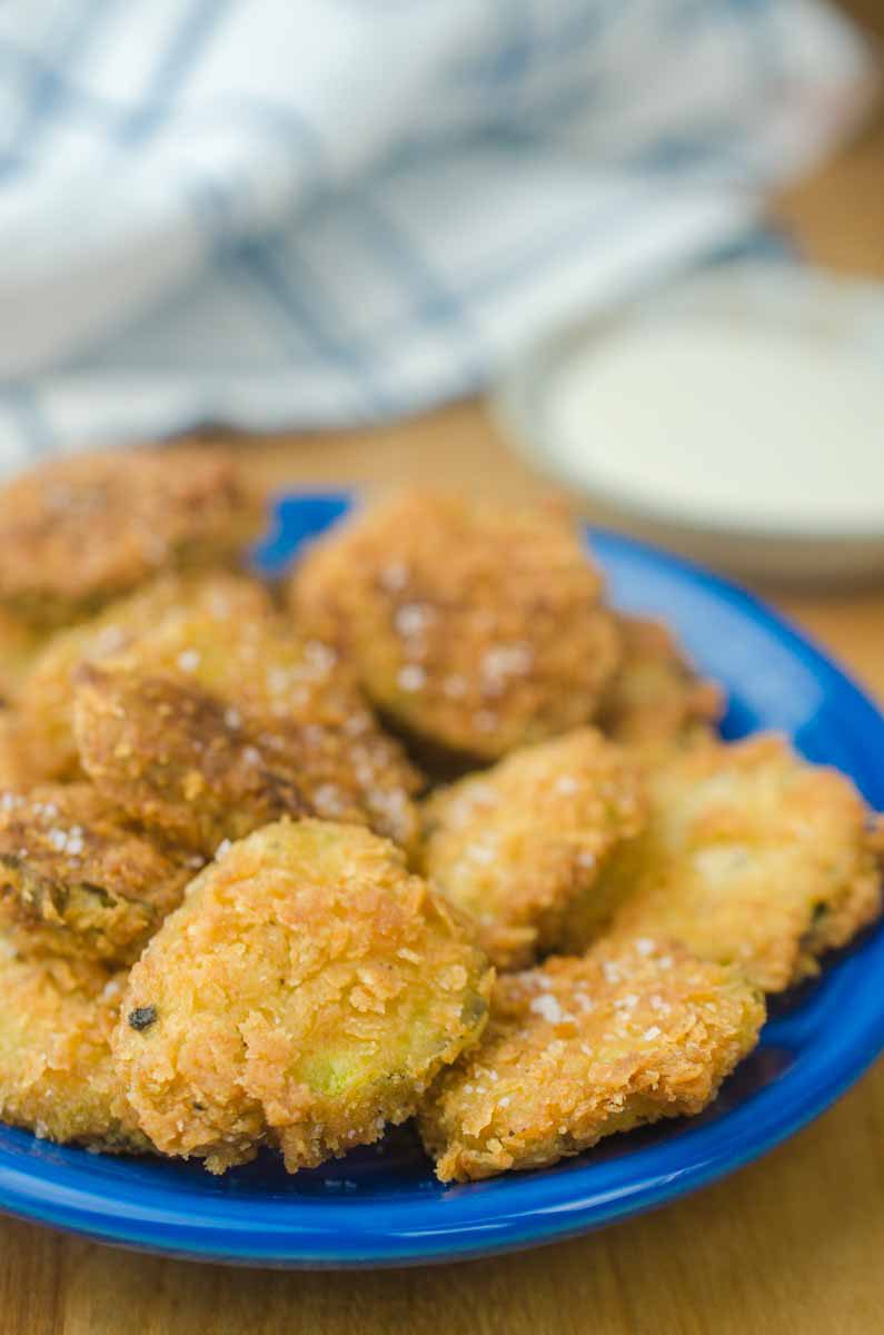 How to make fried pickles with Panko.