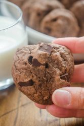 Brownie Mix Cookies are a delicious combination of two easy dessert recipes; brownies and cookies! They come together in a snap and are always a crowd pleaser. 