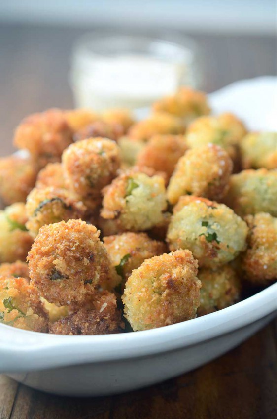 Fried okra is a classic southern dish. It is a crispy and addicting easy snack or appetizer recipe. A cajun dipping sauce gives it the perfect amount of kick!