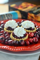 #ad Bite size and perfect for parties, these Honey Cranberry Tartlets should make an appearance at all of your holiday get togethers.