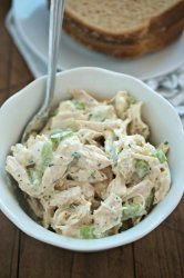 #ad Lemon Pepper Chicken Salad is a summery twist on the classic and sure to become a new favorite! #brightbites