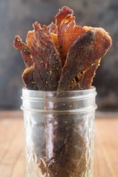 Sweet n' Spicy Beef Jerky is our new favorite snack! You can make it at home, without a dehydrator!