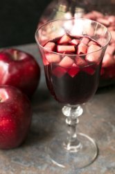 Witches Brew Sangria is a rich and sinful way to celebrate Halloween! The classic red Apple and red wine combination simply can't be beat.