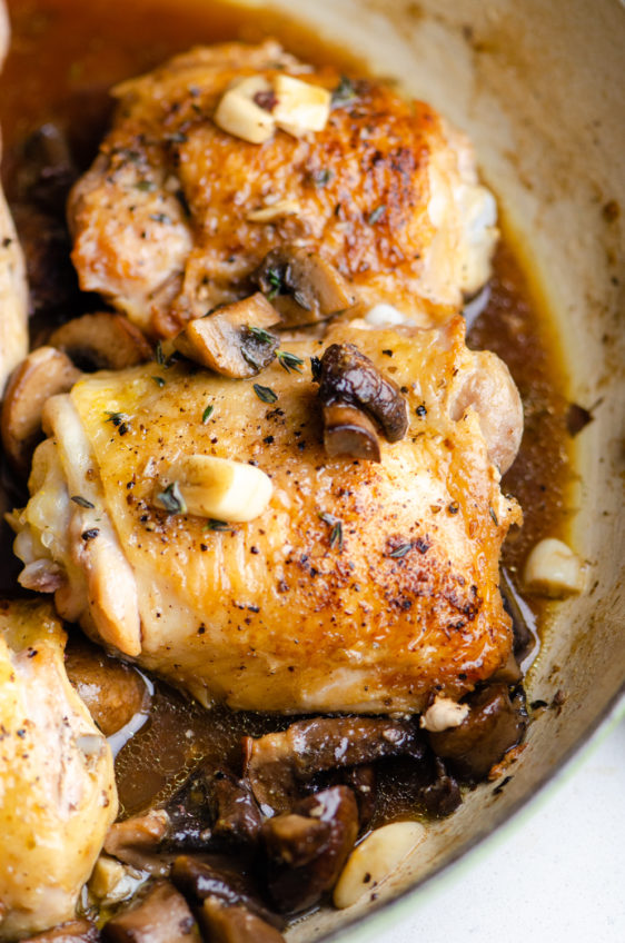 Baked Chicken with Mushrooms