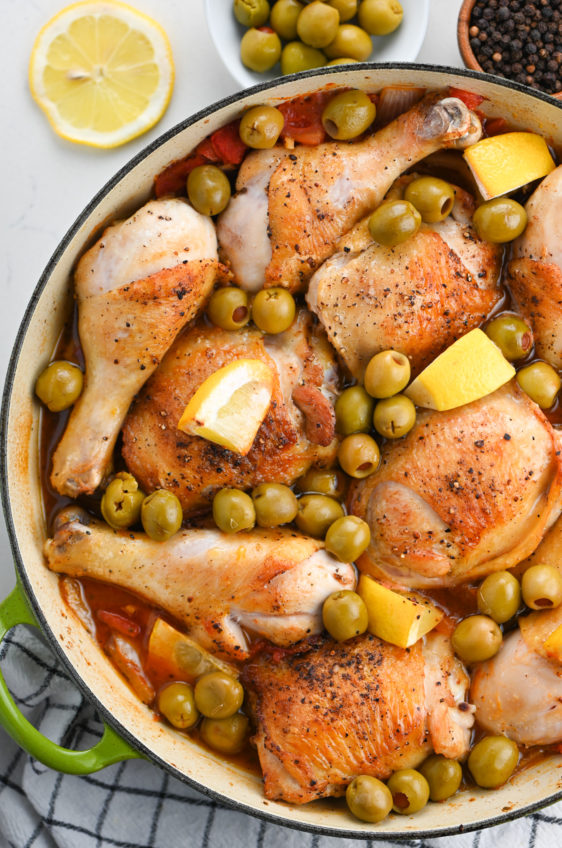 Chicken with Tomatoes & Olives