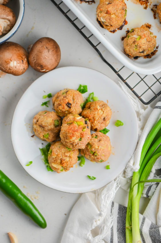 Baked Turkey Meatballs