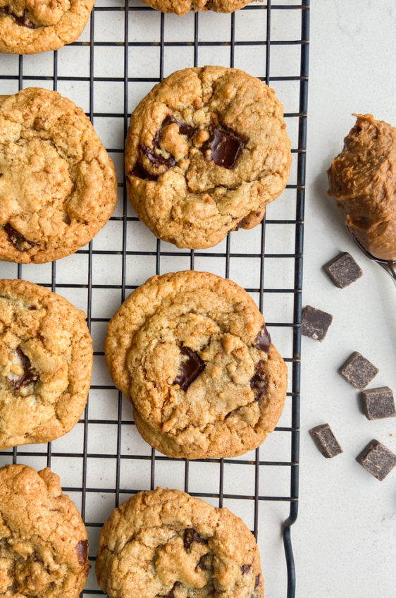 Biscoff and Dark Chocolate Chip Cookies