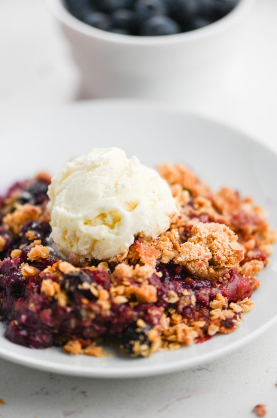 Blueberry Nectarine Crisp