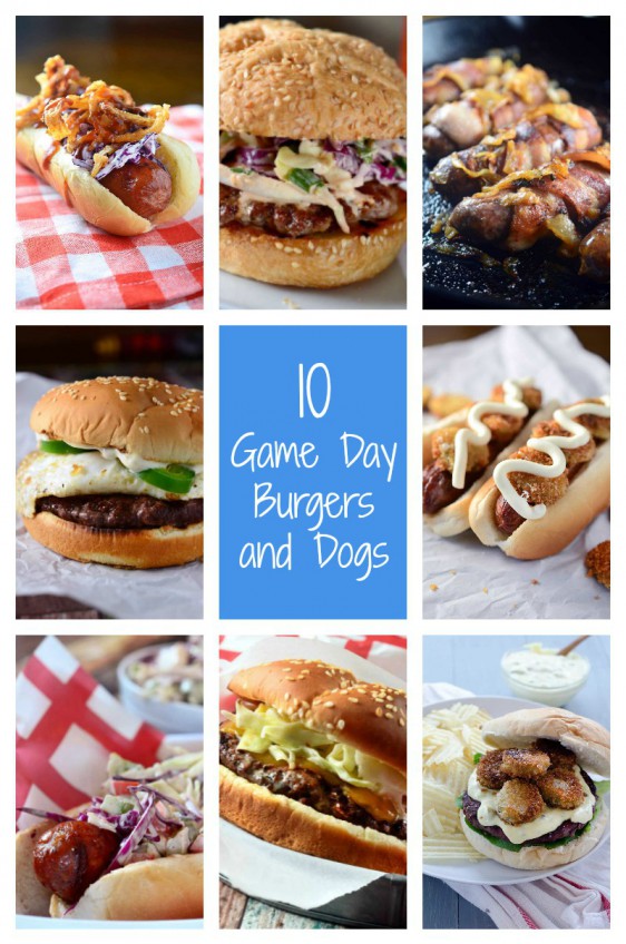 10 Game Day Burgers and Dogs