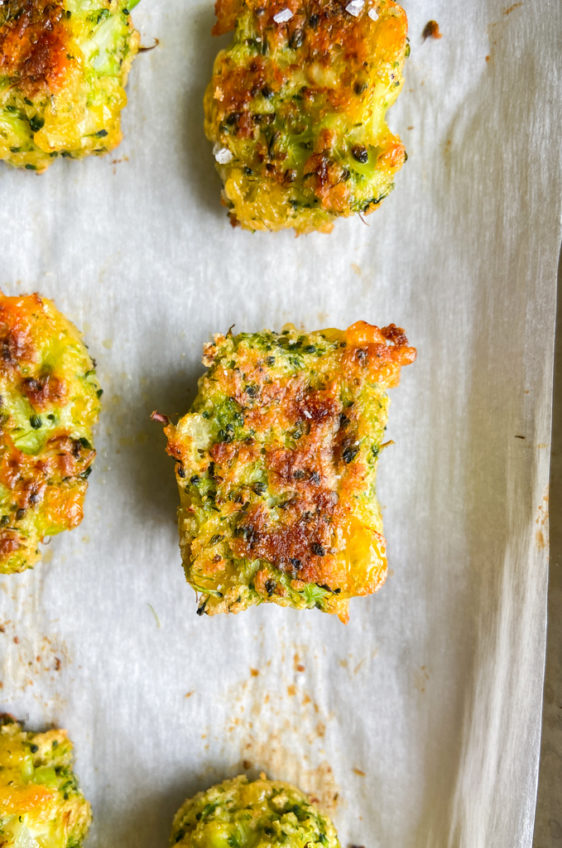 Cheesy Baked Broccoli Tots