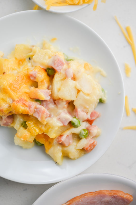 Cheesy Ham Potato Casserole