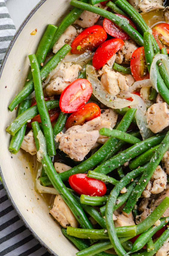 Chicken with Green Beans and Tomatoes