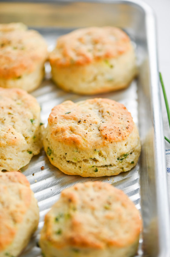 Chive Cream Biscuits