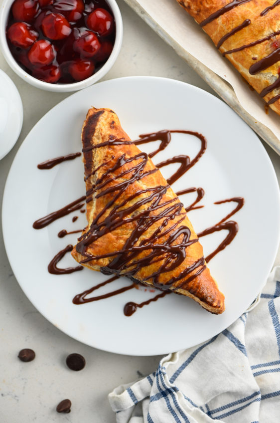 Chocolate Cherry Turnovers