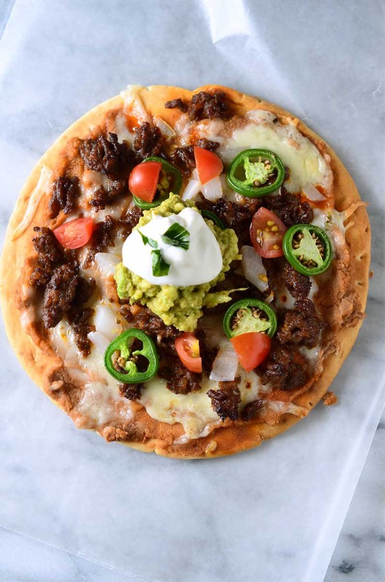 Chorizo Flatbread Pizzas