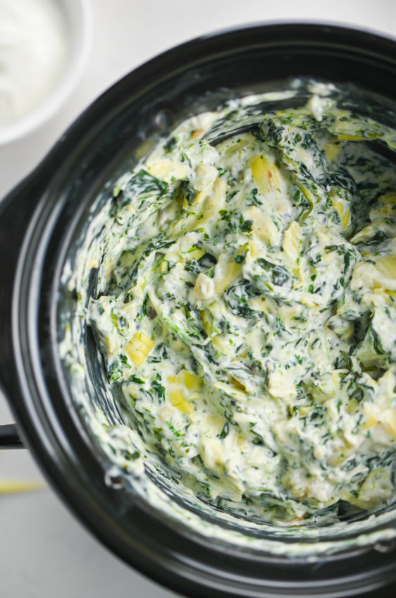 Crockpot Spinach Artichoke Dip