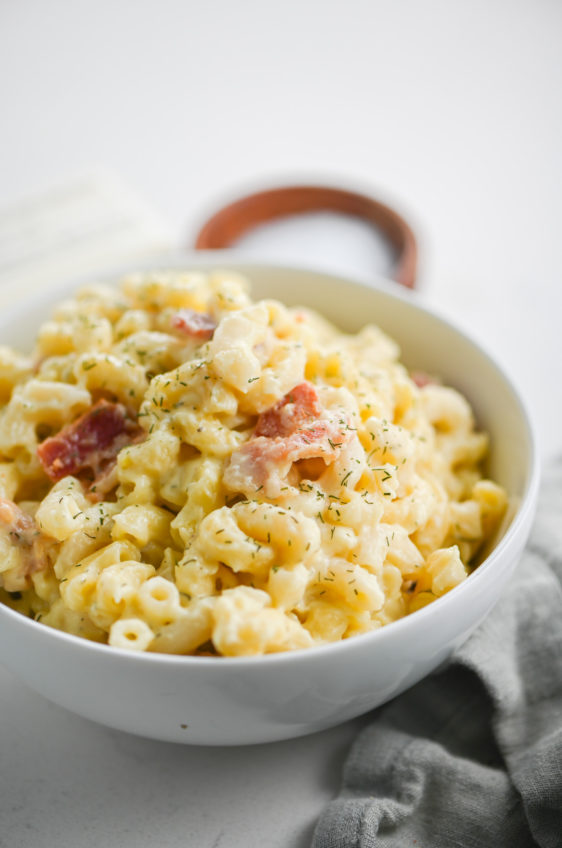 Havarti Dill and Bacon Mac N’ Cheese