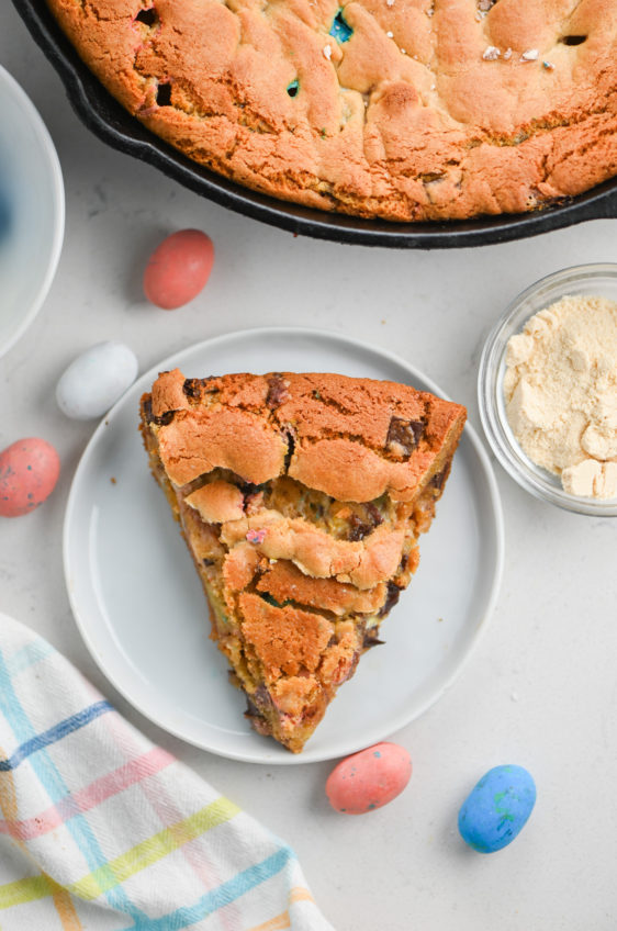 Easter Candy Skillet Cookie