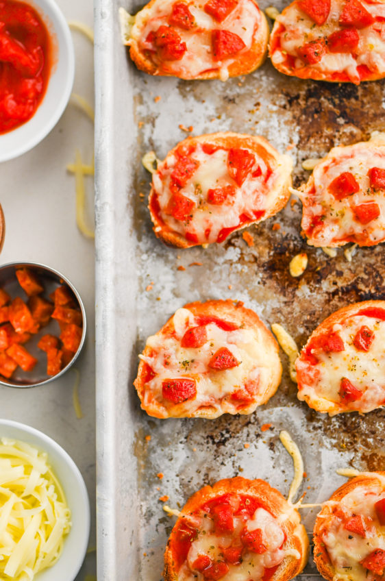 Pepperoni Pizza Crostini
