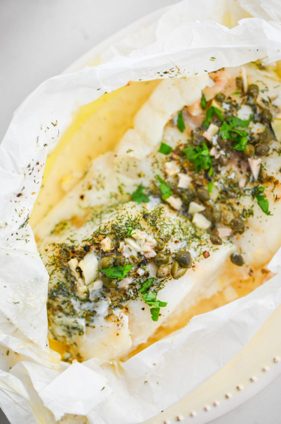 Fish en Papillote