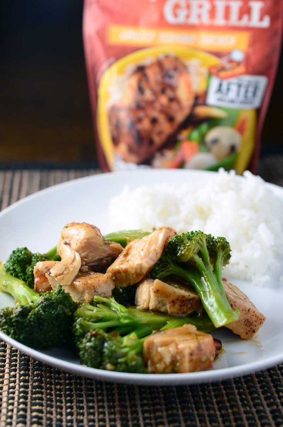 Grilled Chicken Teriyaki & Broccoli Stir Fry
