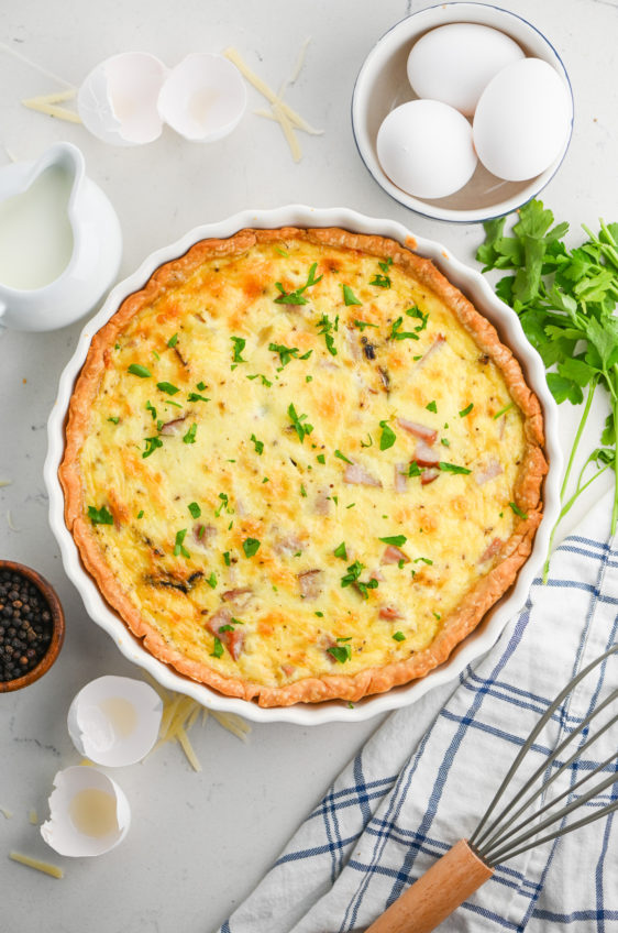 Ham and Cheese Quiche