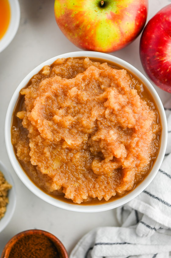 Homemade Cinnamon Applesauce