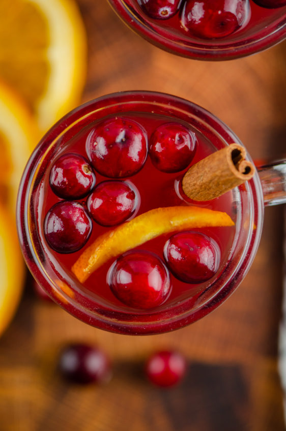 Hot Cranberry Apple Cider