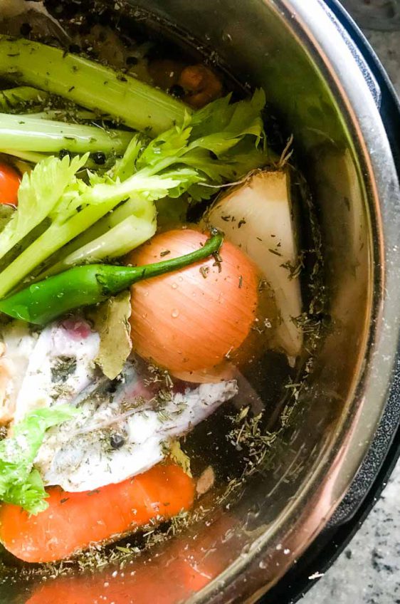 Instant Pot Chicken Stock