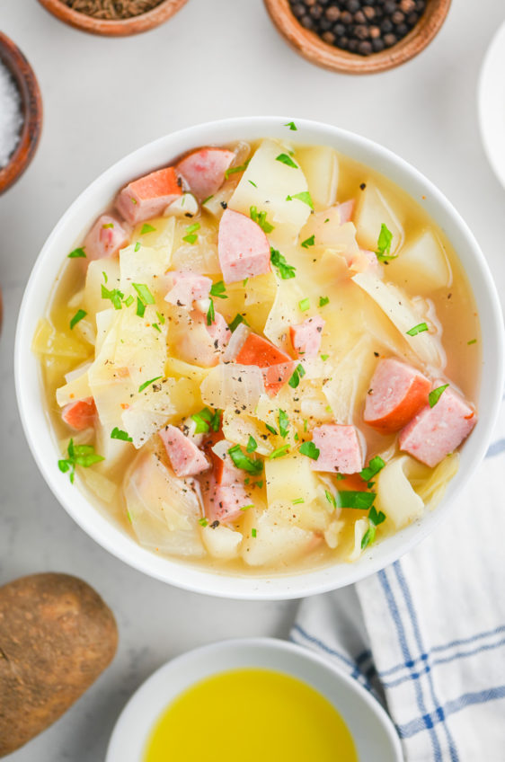 Kielbasa Cabbage Soup