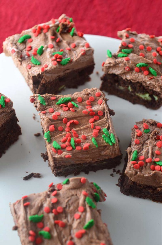 Mint Truffle Brownies