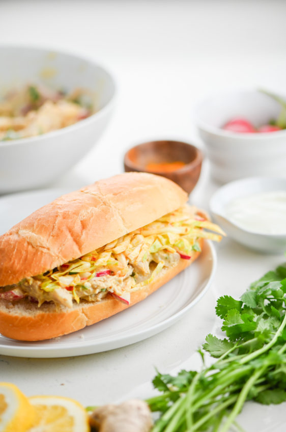 Moroccan Chicken Salad Sandwich